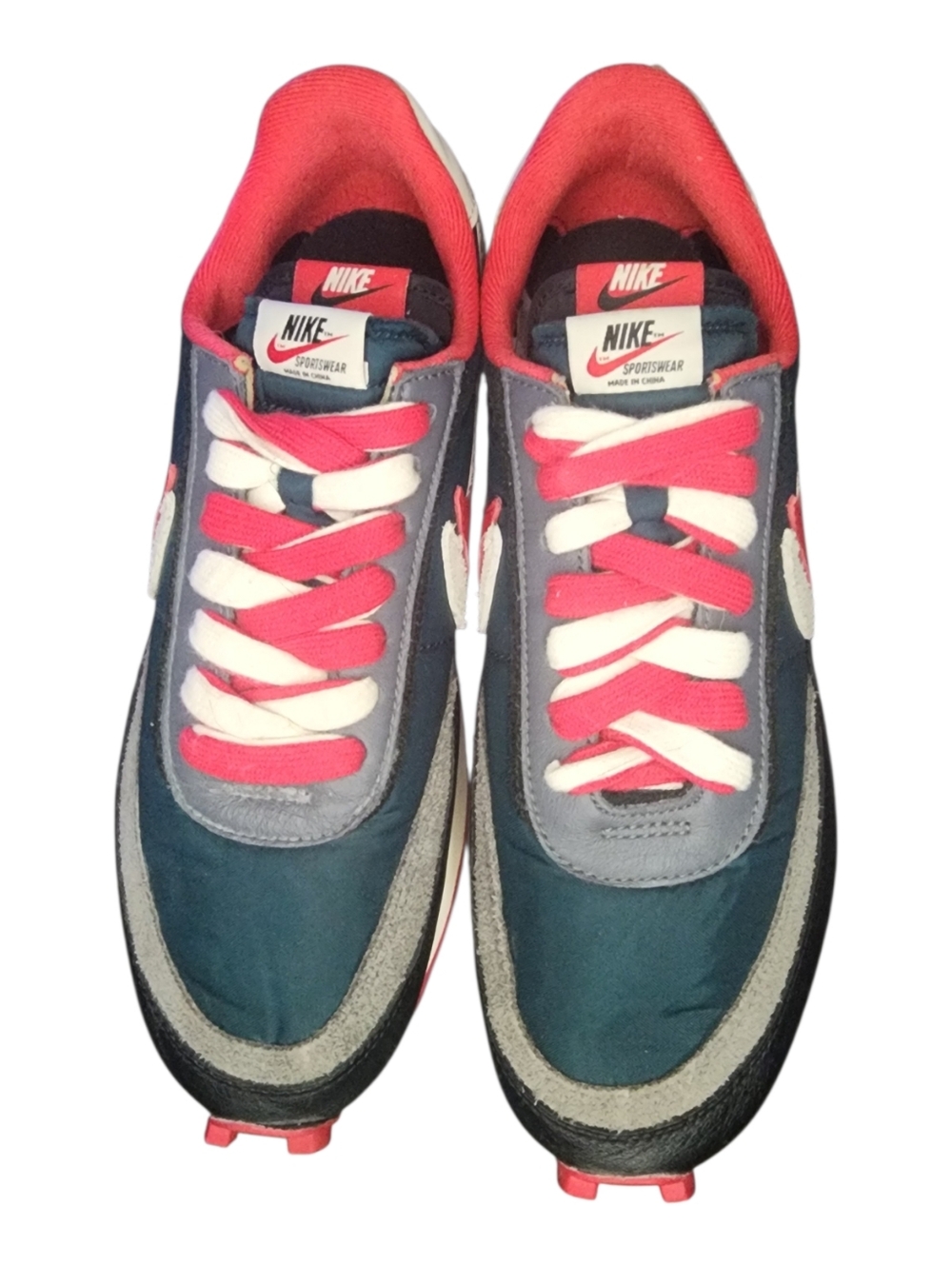 Nike x sacai x Undercover LD Waffle 'Midnight Spruce University Red', Mens 10 - Picture 5 of 10